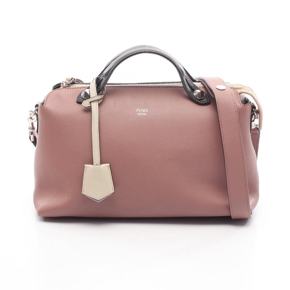 Fendi BY THE WAY Handbag Leather Pink Purple